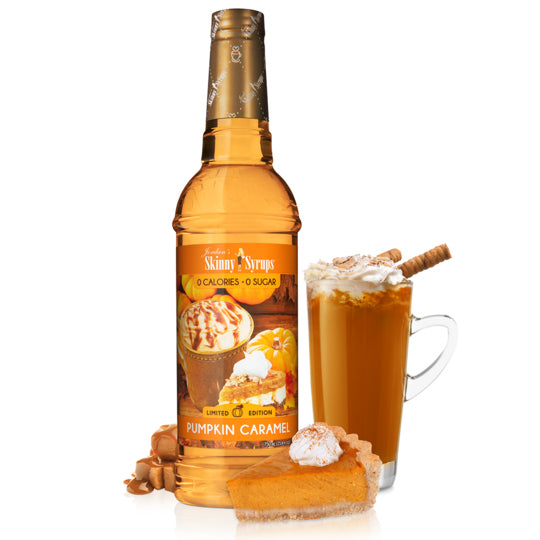 Skinny Mixes Sugar Free Pumpkin Caramel Syrup - 750ml: Autumn Bliss, Guilt-Free Indulgence