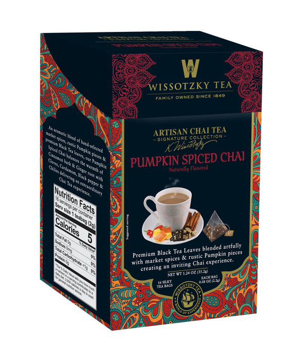 Wissotzky, Signature Collection Tea, Pumpkin Spiced Chai