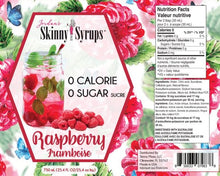Load image into Gallery viewer, Skinny Mixes Sugar Free Raspberry Syrup - 750ml: Berrylicious Flavor, Zero Guilt
