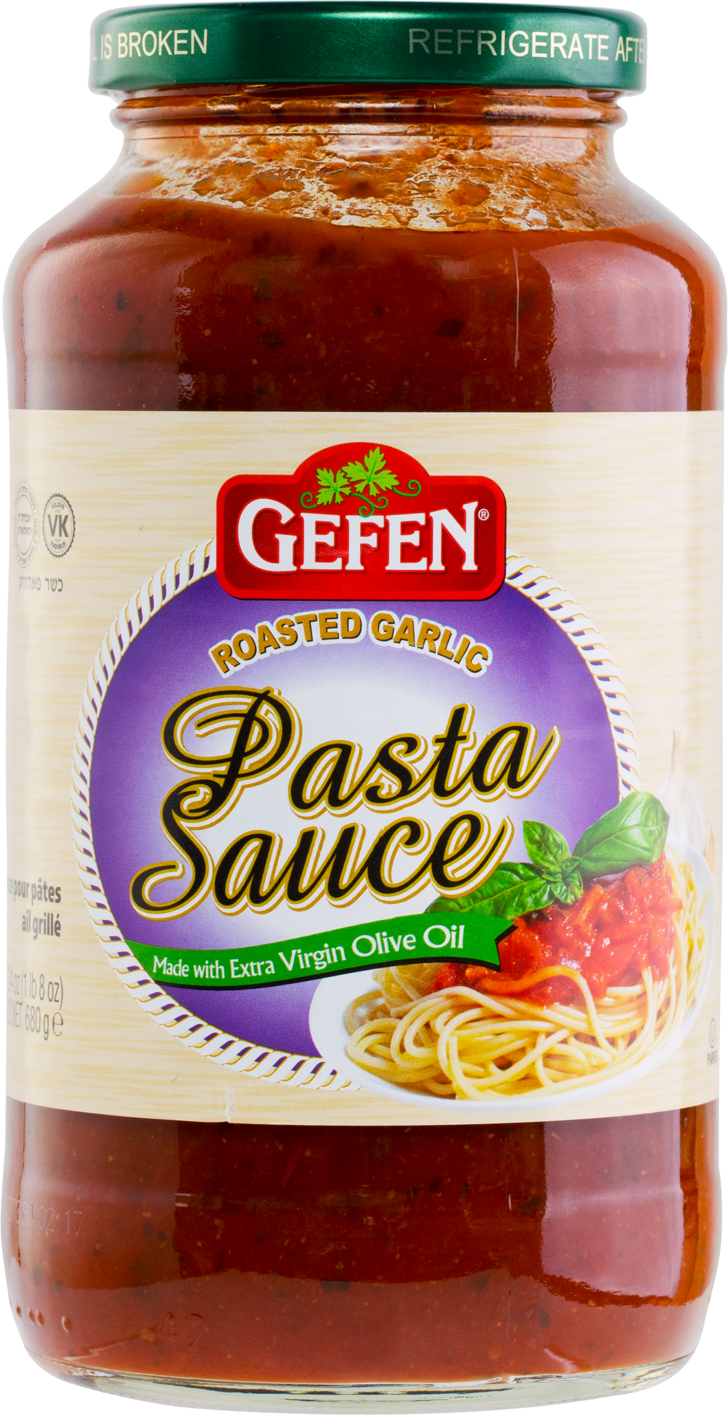 Gefen, Pasta Sauce Roasted Garlic