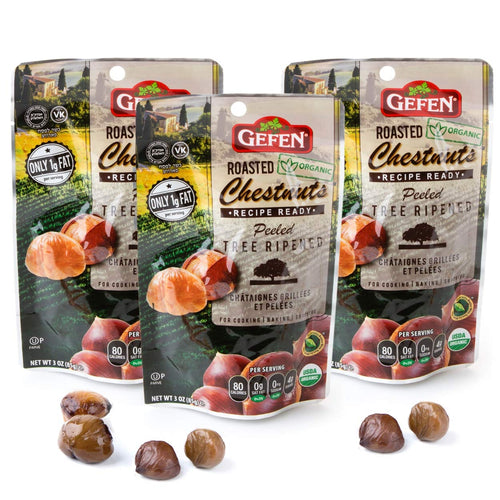 Gefen, Peeled & Roasted Chestnuts, Organic 3oz