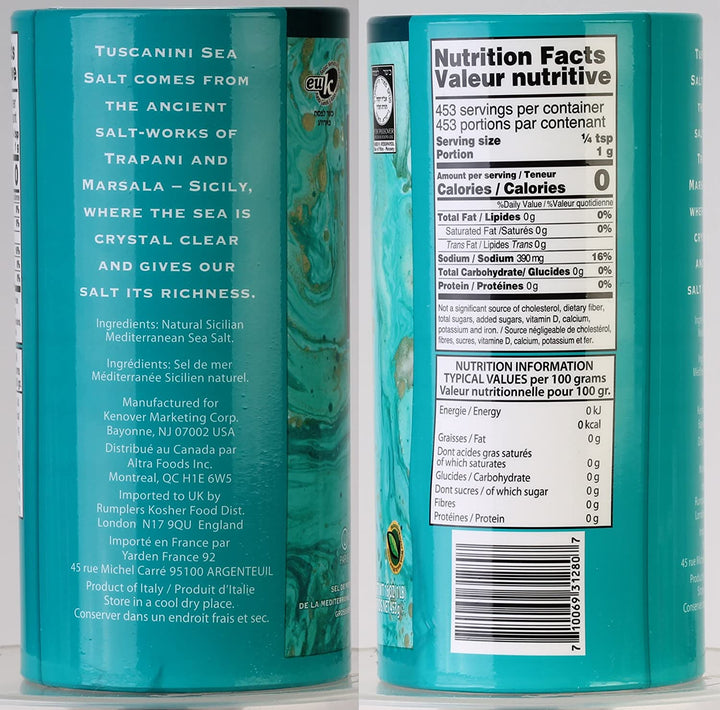 Tuscanini, Sea Salt Coarse 16 oz