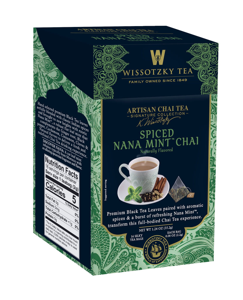 Wissotzky, thé de la collection Signature, chai épicé à la menthe Nana