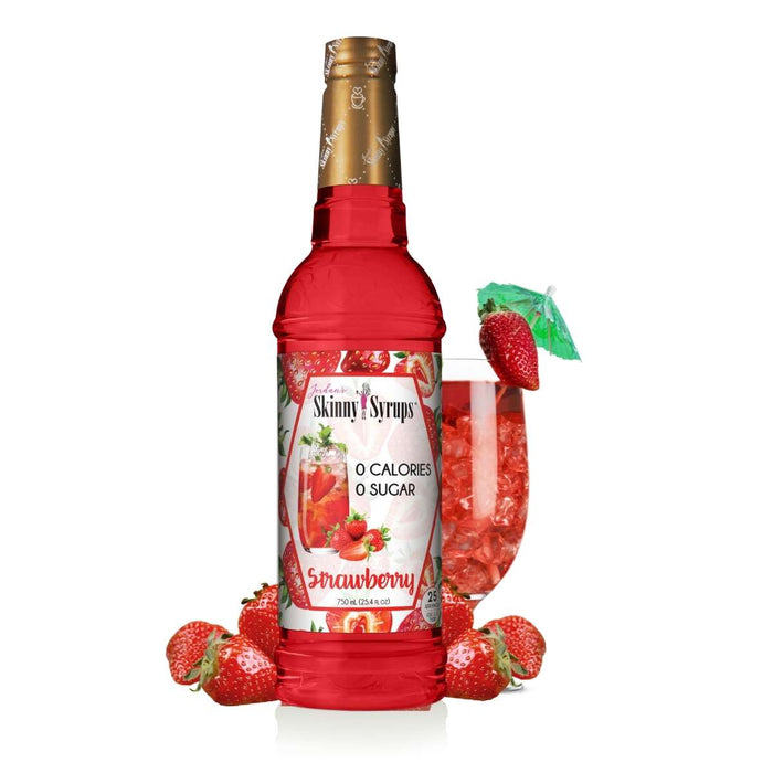 Skinny Mixes Sugar Free Strawberry Syrup - 750ml: Taste the Sweetness of Summer, Guilt-Free