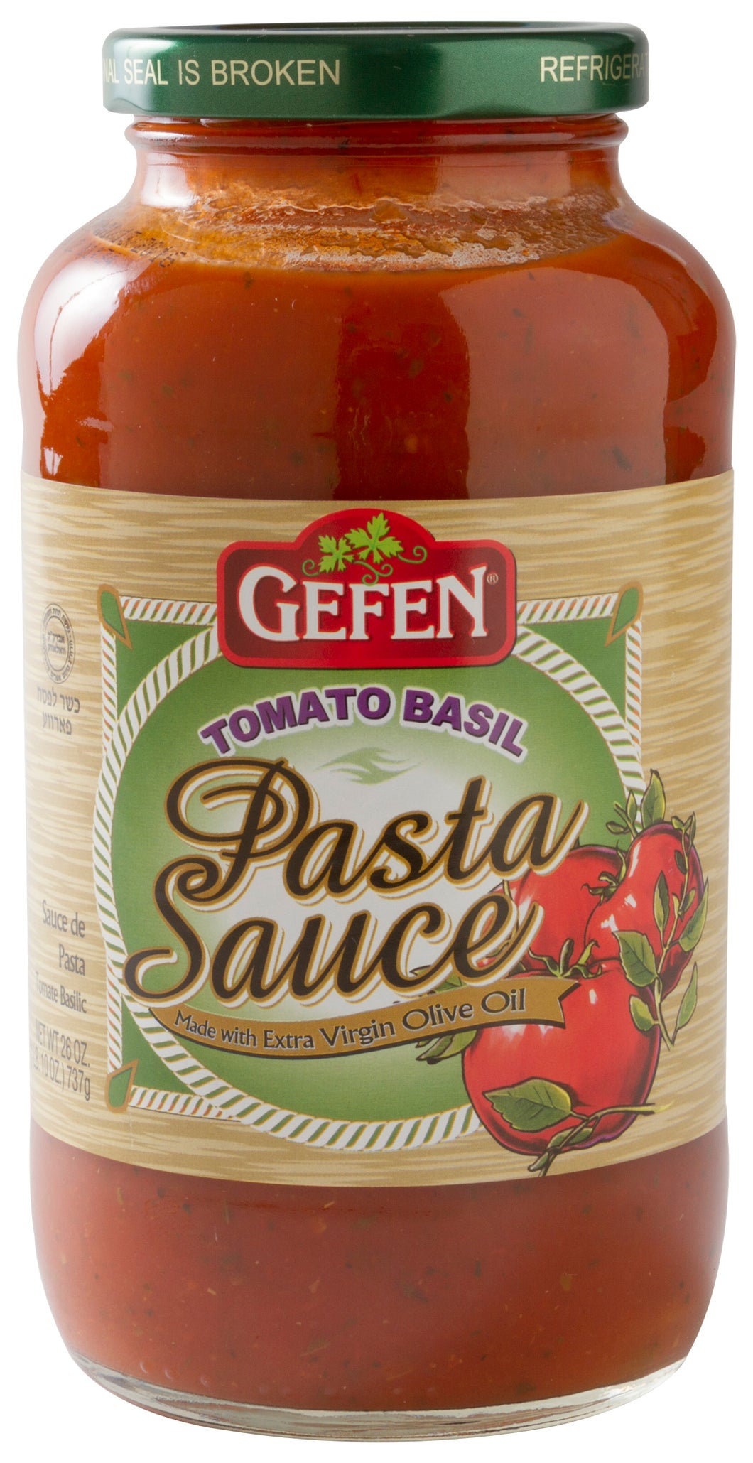 Gefen, Classic Marinara Pasta Sauce with Basil