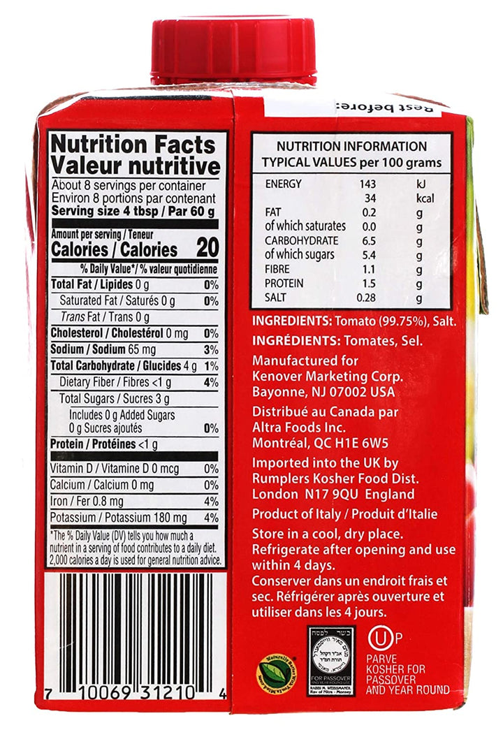 Tuscanini, Tetra pak, Tomato Sauce