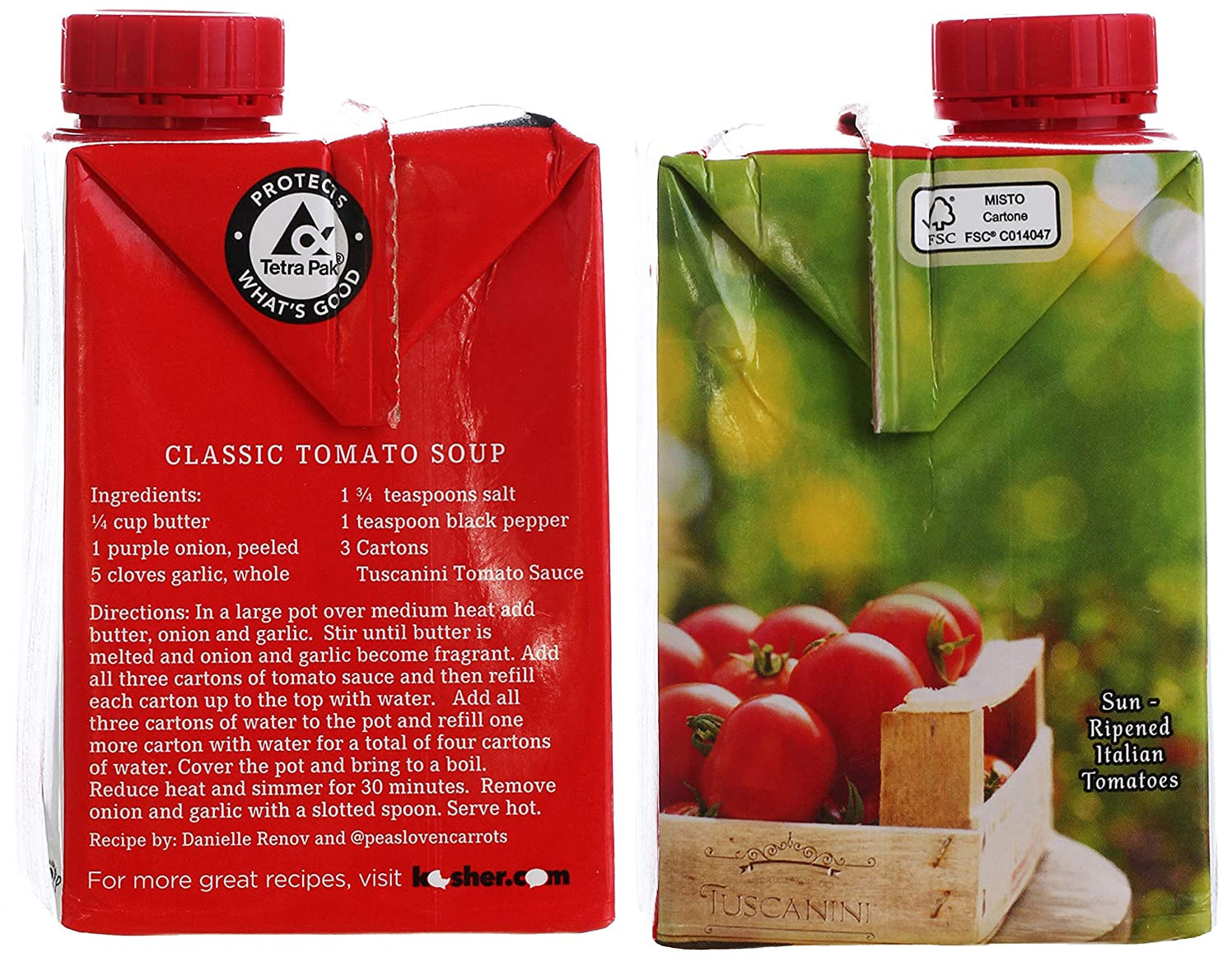 Buy Online Tuscanini, Tetra pak, Tomato Sauce The Natural Food Store