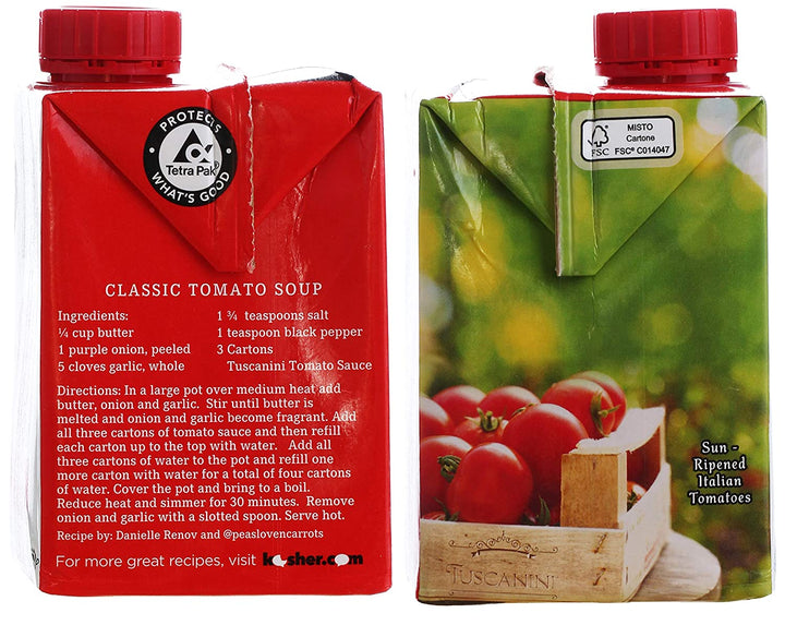 Tuscanini, Tetra pak, Tomato Sauce