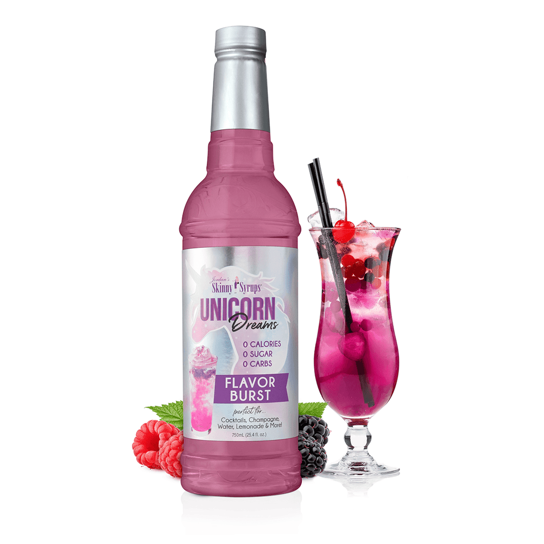 Skinny Mixes Sugar-Free Unicorn Syrup - 750ml: A Magical Burst of Colorful Flavor