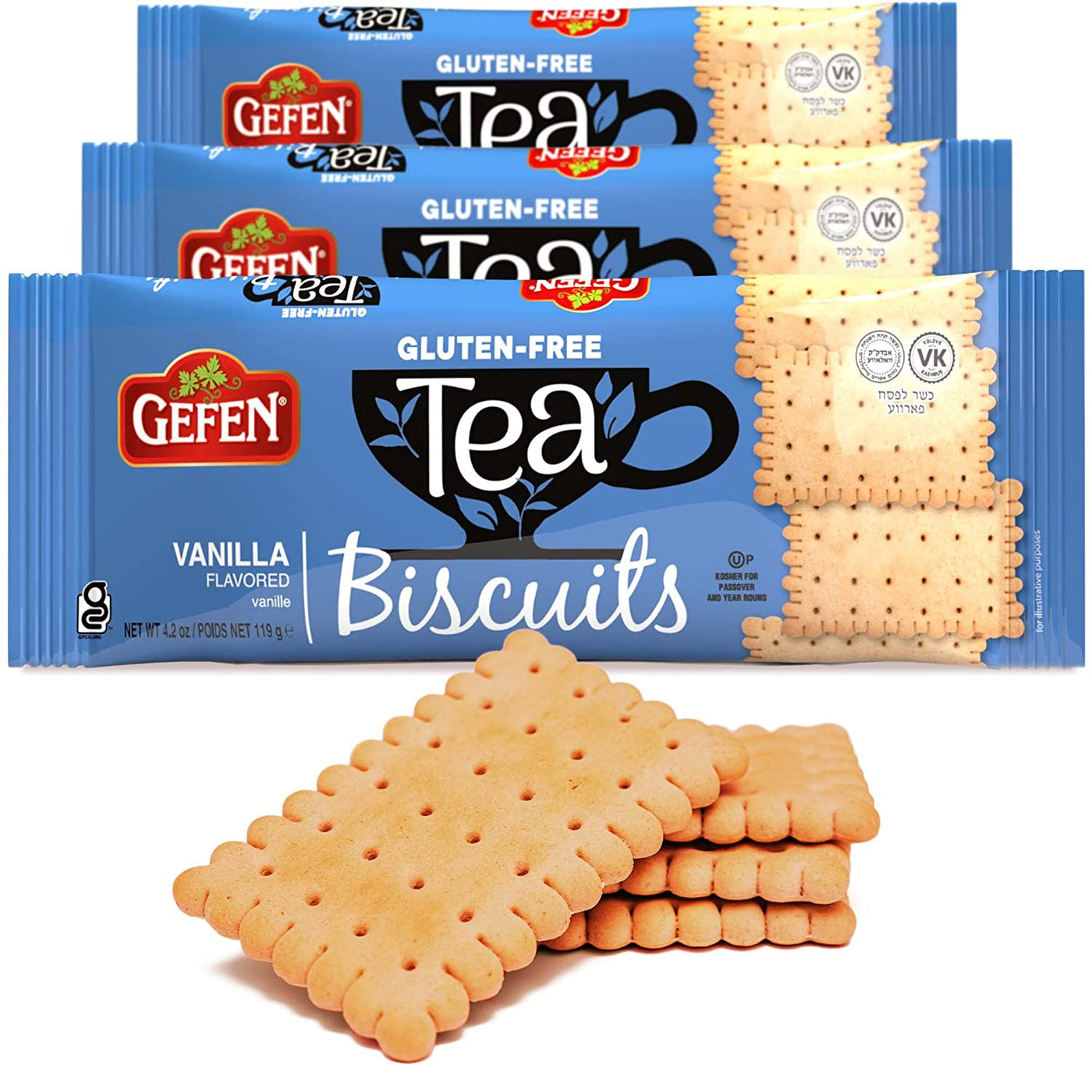 Buy Online Gefen, Vanilla Tea Biscuits The Natural Food Store