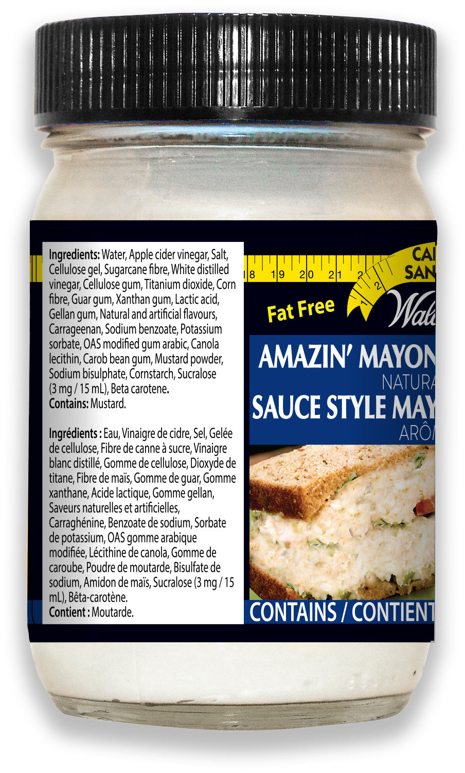 Walden Farms Calorie Free Amazin' Mayo - 12 oz jar