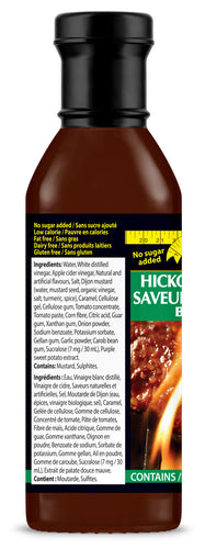 Walden Farms Sauce barbecue, Hickory fumé, 12 fl oz