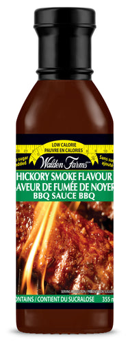 Walden Farms Sauce barbecue, Hickory fumé, 12 fl oz