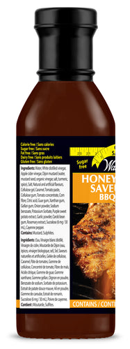 Walden Farms BBQ Sauce, Honey, 12 fl oz