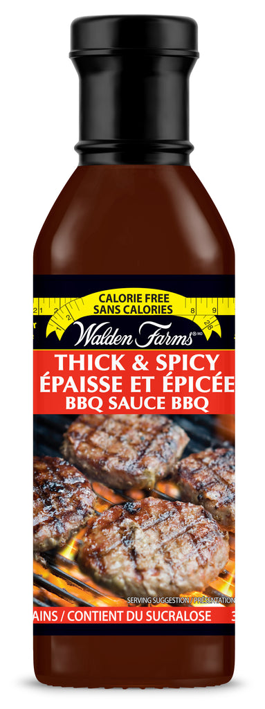 Walden Farms BBQ Sauce, Thick & Spicy, 12 fl oz