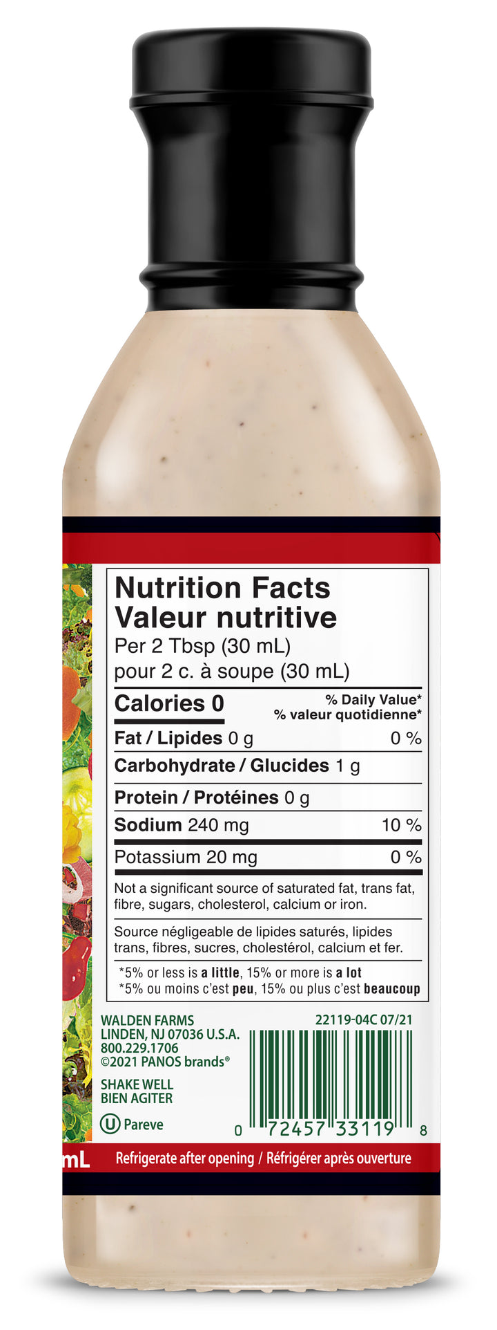 Walden Farms Salad Dressing, Chipotle Ranch, 12 fl oz