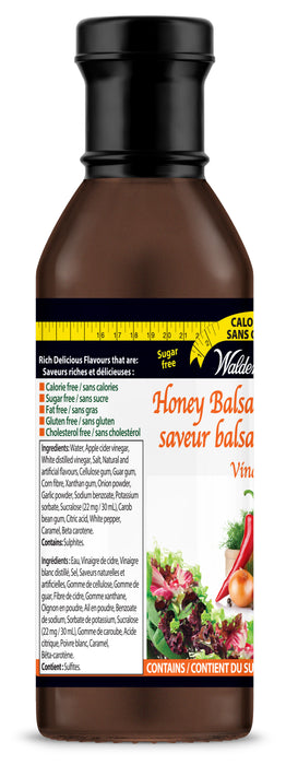 Walden Farms Honey Balsamic Vinaigrette - Flavorful, Gluten-Free Elegance in Every Drop