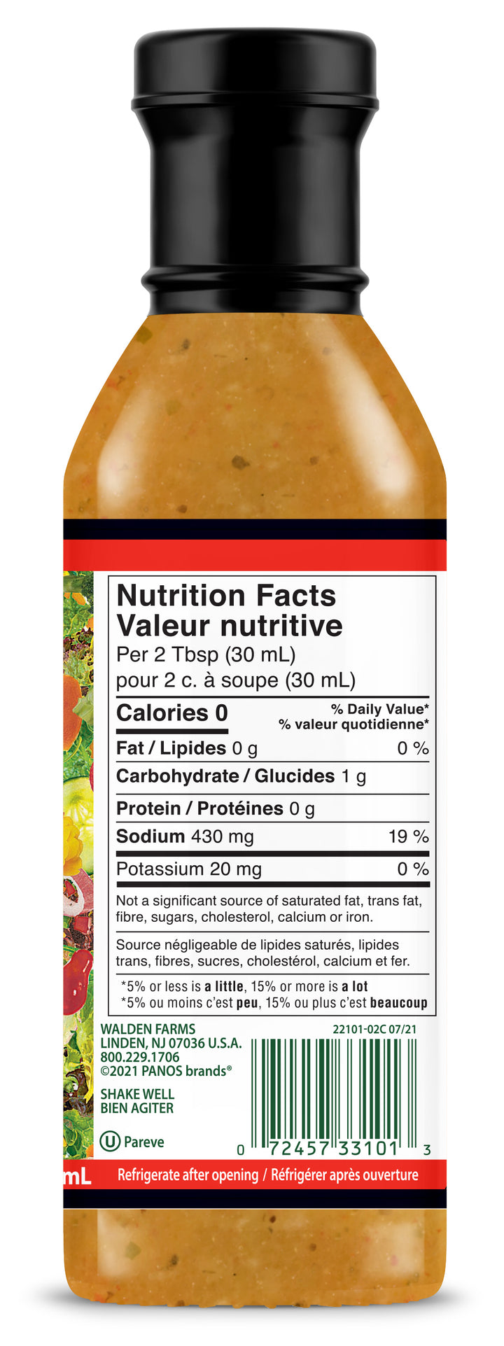 Walden Farms Salad Dressing, Italian, 12 fl oz