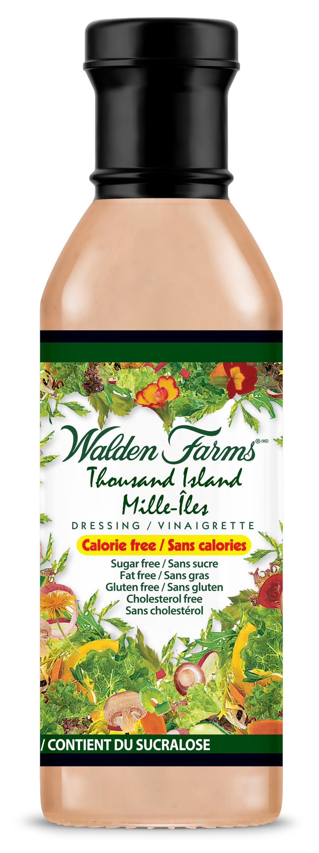 Walden Farms Salad Dressing, Thousand Island, 12 fl oz