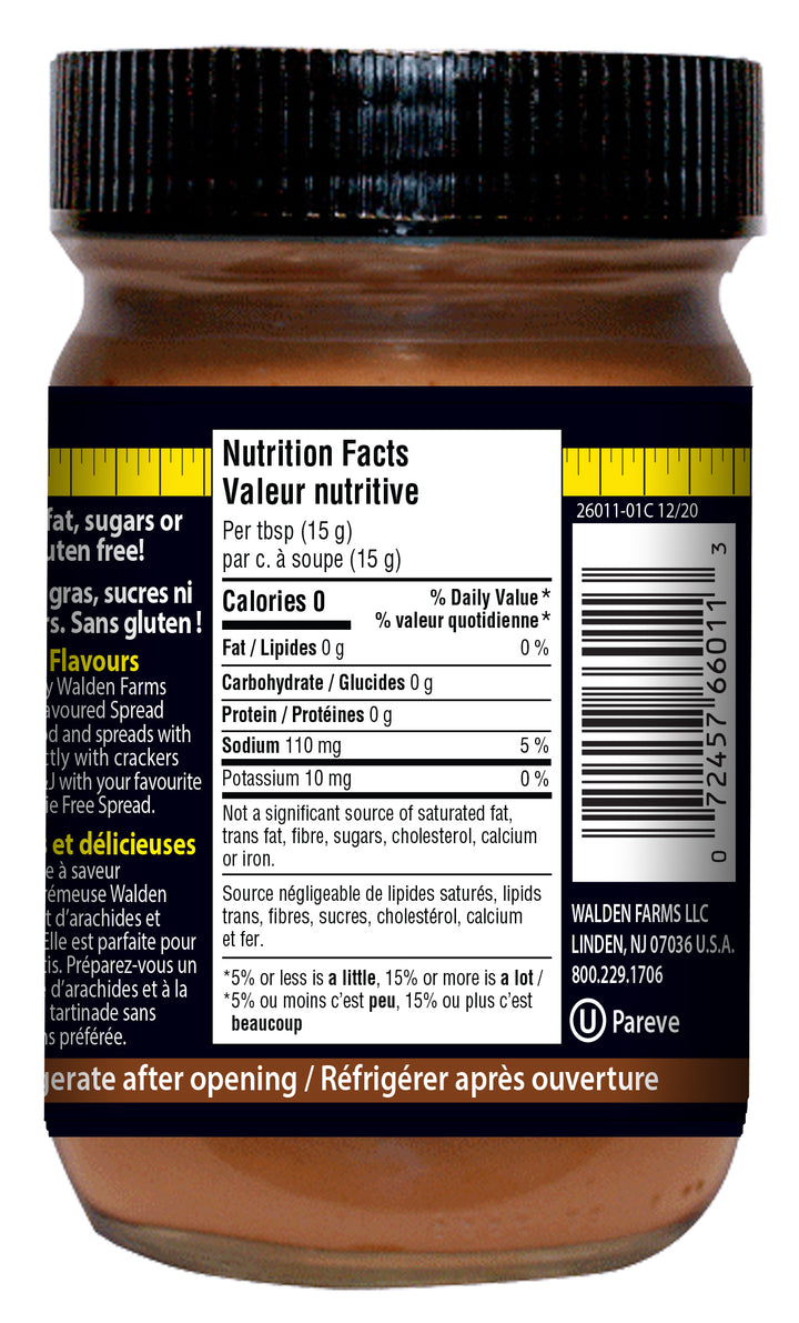 Walden Farms Peanut Butter Spread, 12 fl oz