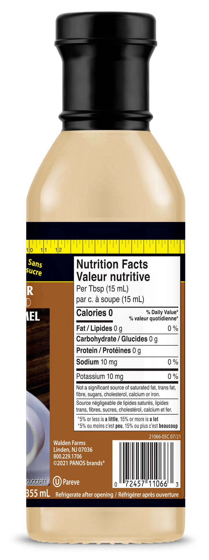 Walden Farms Coffee Creamer, Caramel, 12 fl oz