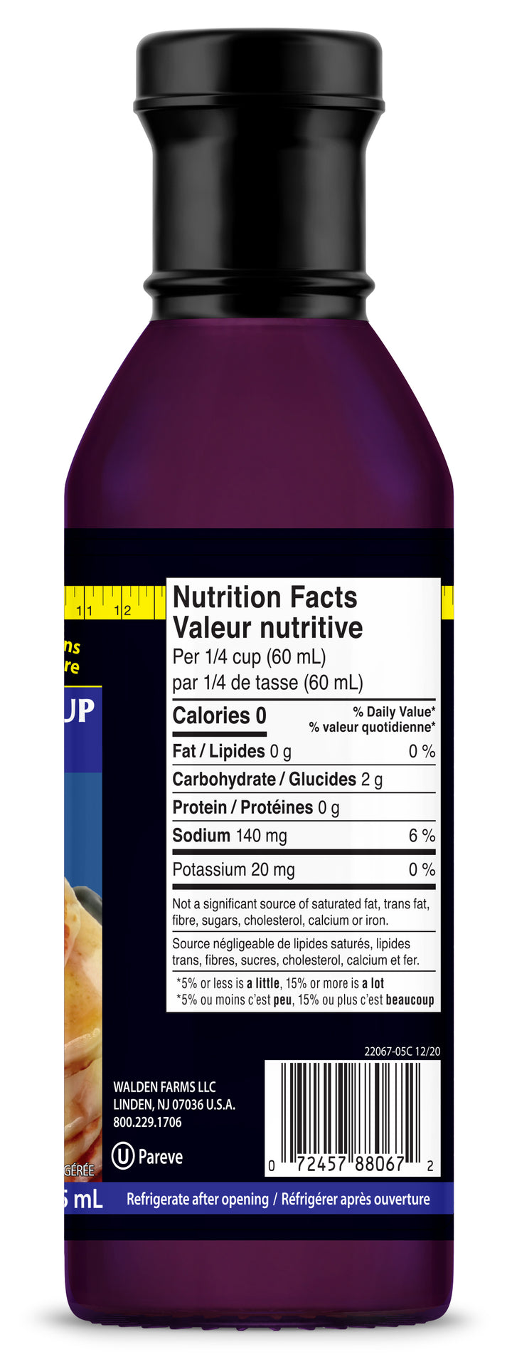 Walden Farms Sirop de myrtille, 12 fl oz