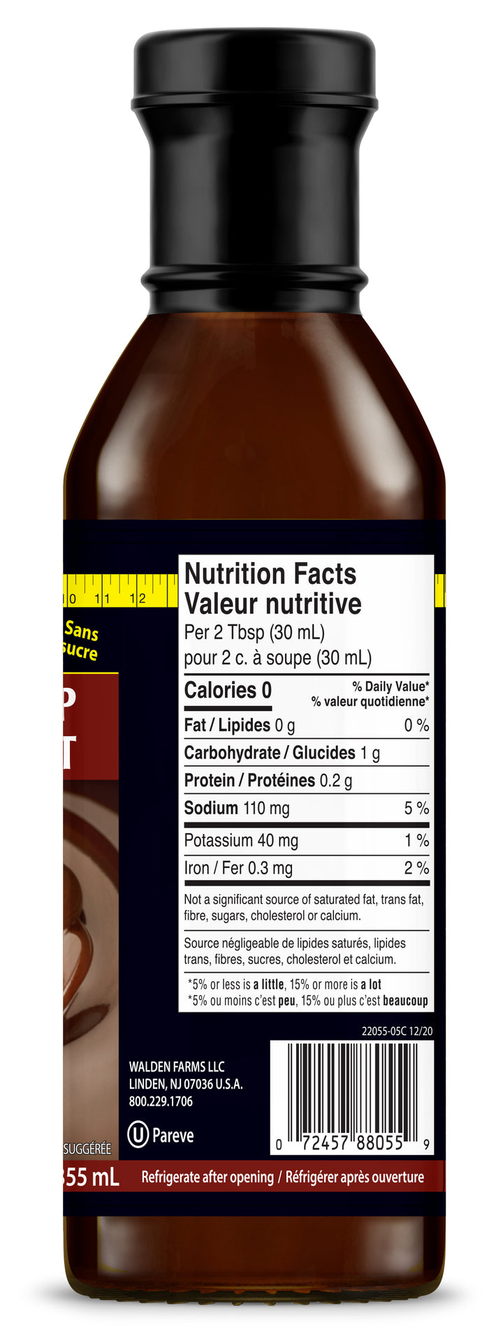Walden Farms Chocolate Syrup, 12 fl oz
