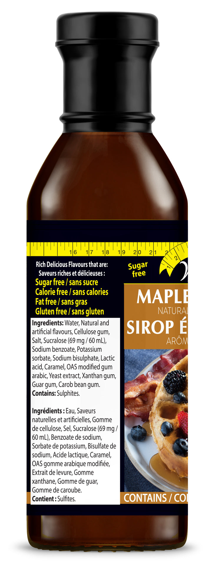Walden Farms Sirop de bacon à l'érable, 12 fl oz