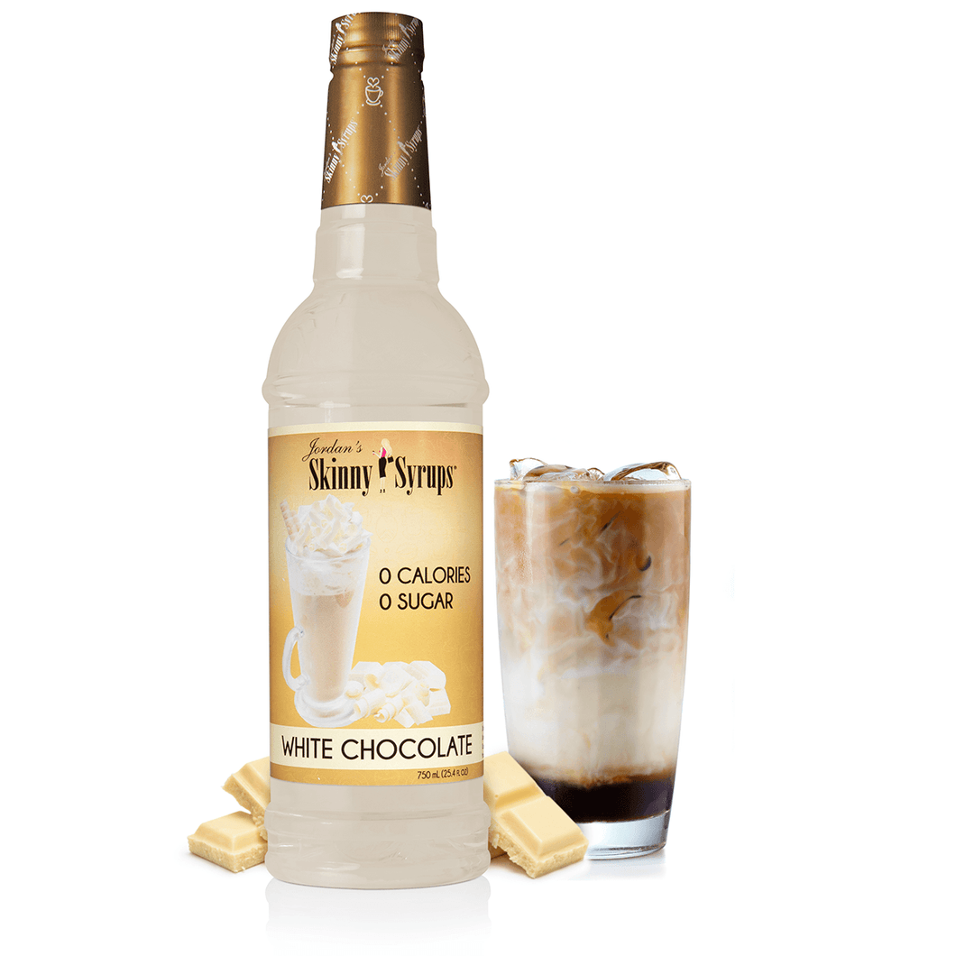 Skinny Mixes Sugar Free White Chocolate Syrup - 750ml: Velvety Elegance, Guilt-Free Indulgence