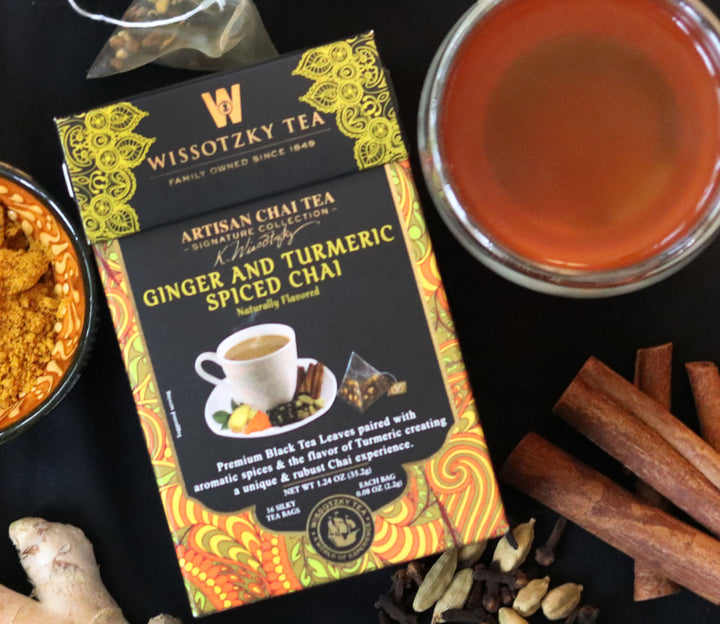 Wissotzky, Signature Collection Tea, Ginger and Turmeric Spiced Chai