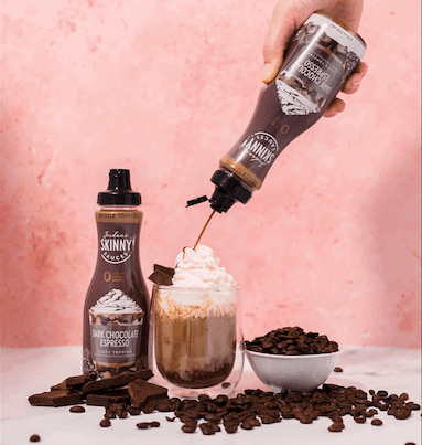 Skinny Mixes Sugar Free Dark Chocolate Espresso Sauce - 355ml: Decadent Delight with Zero Sugar
