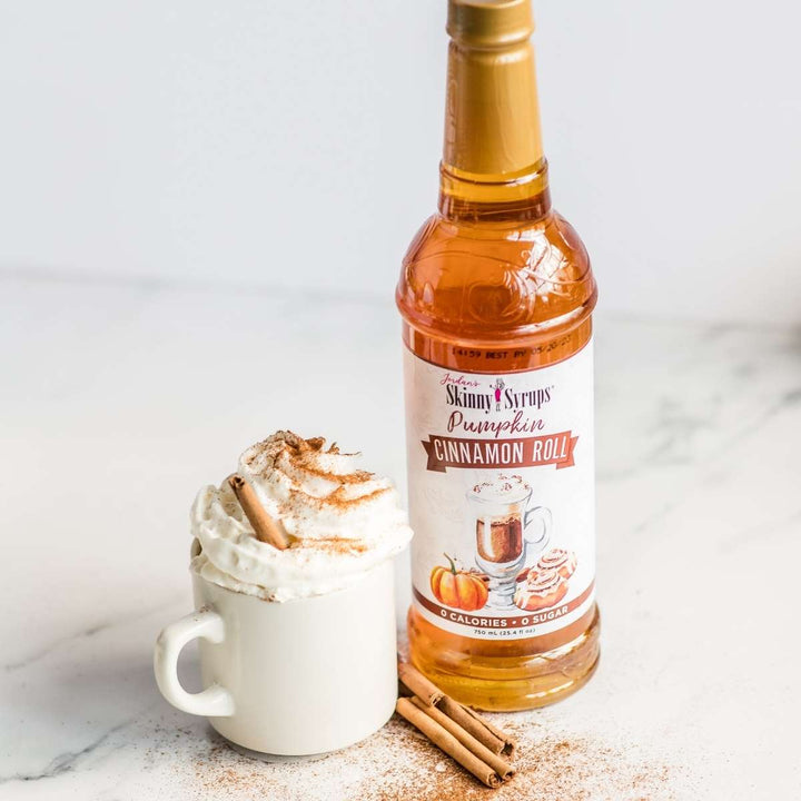 Skinny Mixes Sugar Free Pumpkin Cinnamon Roll Syrup - 750ml: Autumn Bliss, Guilt-Free Indulgence